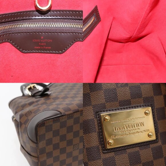 LOUIS VUITTON Damier Ebene Hampstead MM Tote Bag N51204 LV Auth 92738AV - Picture 12 of 14